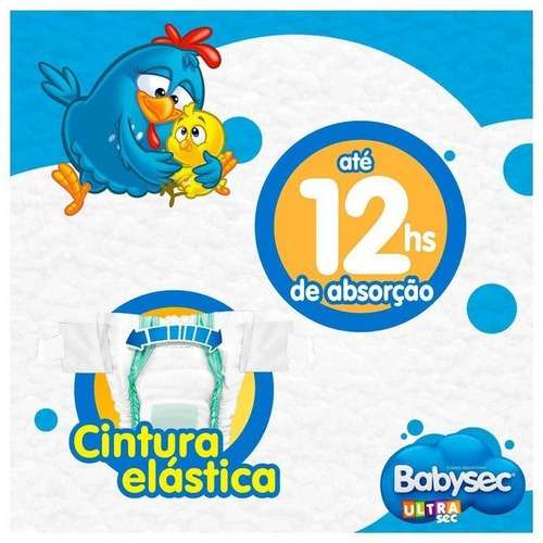 Fralda Babysec Ultrasec Mega P M G Xg Xxg Promoção Atacado