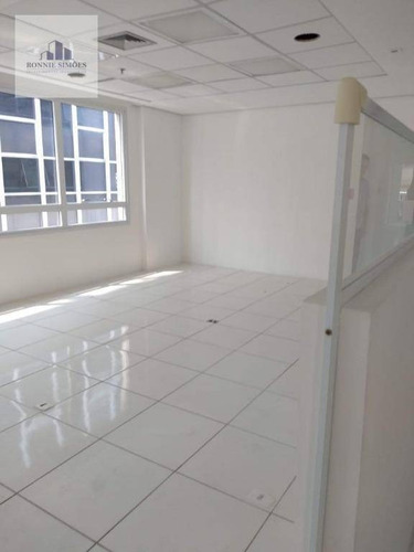 Sala Comercial Para Alugar No Paraíso, Edifício Tangram, 1 Sala Ampla, 2 Salas Menores, 2 Banheiros, 1 Copa, 1 Vaga Na Garagem, 100 M², São Paulo. - Sa0548