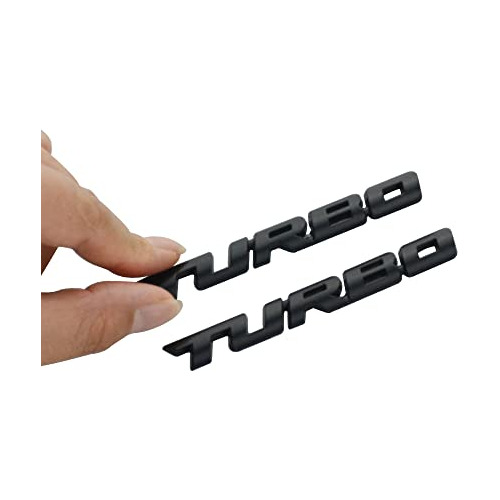 Emblema De Insignia De Turbo Universal De Metal Auto, P...