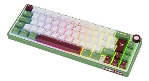 Teclado Mecanico Gamer Royal Kludge Rkr65 Rgb Abnt2 S Bw Wtg