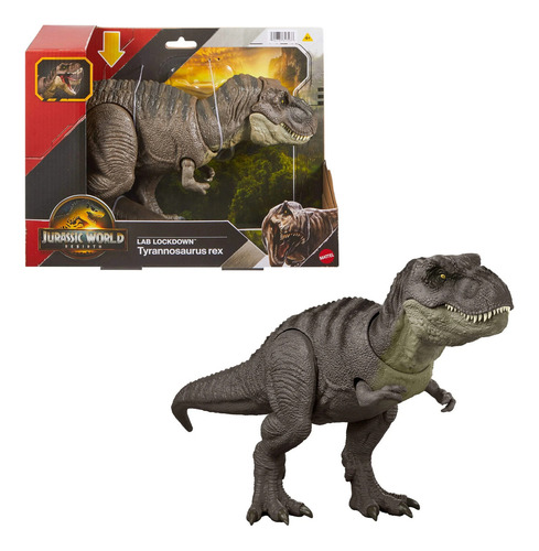 Jurassic World Rebirth Lab Lockdown Tyrannosaurus Rex Ataque