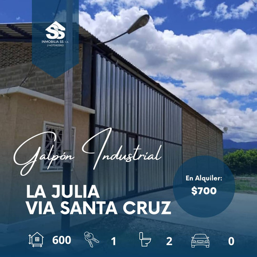 Galpon En Alquiler - La Julia, Santa Cruz - Turmero
