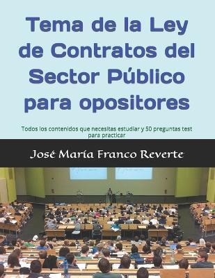 Libro Tema De La Ley De Contratos Del Sector Publico Para...