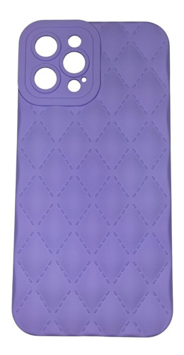 Case Silicona Con Rombos Para iPhone 12 Pro Max