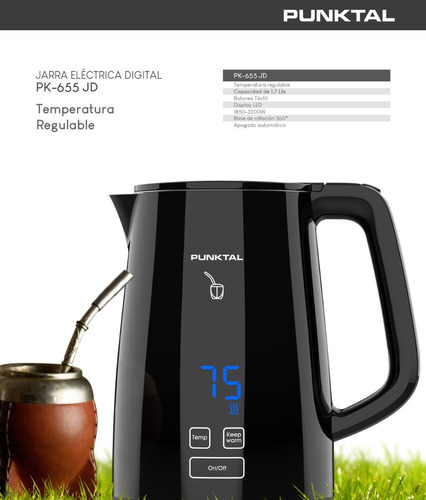 Jarra Eléctrica Punktal Digital Temperatura
