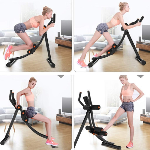 Aparato Abdominal Rosa Multifuncional Ejercicio En Casa Gym