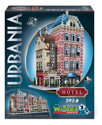 Rompecabezas 3d Wrebbit 3d Urbania Hotel (295 Piezas)