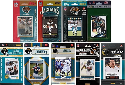 Nfl Jacksonville Jaguars Oficial Trading Card Team Set