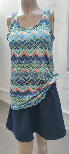 Imagen 4 de 10 de Musculosa Espalda Deportiva Estampada