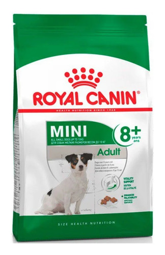 Alimento Mini Adulto 8+ Royal Canin 1kg