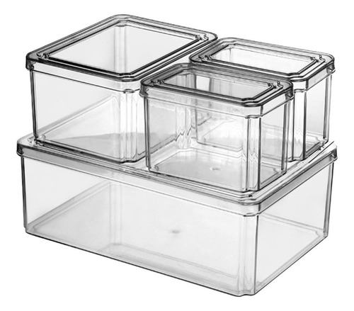 Caja De Almacenamiento Transparente For Refrigerador, Almac