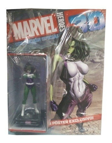 Figura Marvel Heroes 3d # 51 She-hulk - Autores Varios