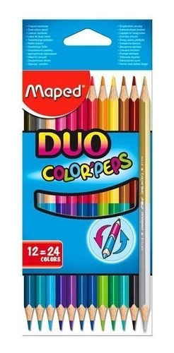 Maped Color Peps Duo Colors 12 Lápices De Colores 829600