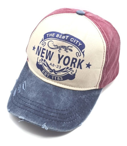 Gorro Jockey Beisbol Vintage Retro New York Colores Varios