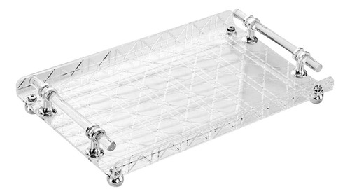 Bandeja Rectangular Para Servir, Bandeja De Rayas