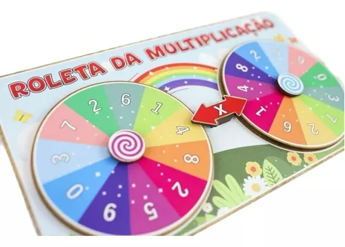 Roleta Da Multiplicação - Tabuada Multiplicação Subtração