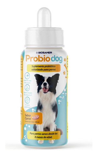 Probiodog Probioticos Para Perros Sabor Carne 10 Cepas 100ml