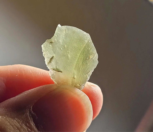 Autentica Moldavita, Sanacion, Reconexion,meditacion, Verde Oscuro