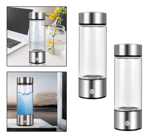 * 2pcs Durable Generador De Hidrógeno Botella De Agua Agua