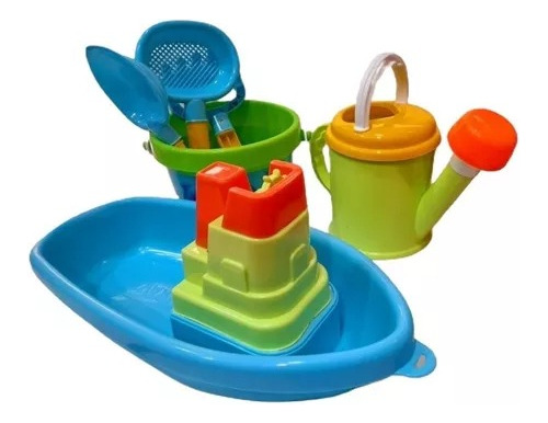 Set De Playa Duravit- Balde Barco Regadera 3 Palas - Premium