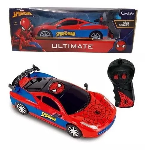 Carrinho Controle Remoto Homem Aranha Ultimate Candide