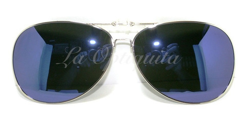 Imagen 4 de 6 de Clip-on Sobrepuesto Solar Polarizado Tipo Piloto Con Estuche