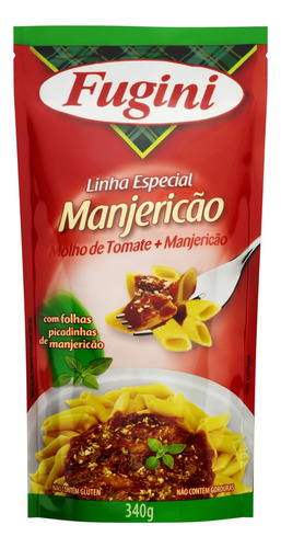 Molho de Tomate Manjericão Fugini Especial Sachê 340g