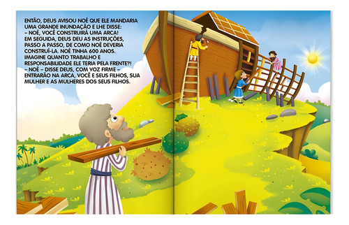 Mini - Bíblicos: Arca de Noé, de Ribeiro, Ana Cristina de Mattos. Editorial Todolivro Distribuidora Ltda., capa mole em português, 2022