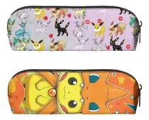 Comprar 2 Estuches Pokémon Pikachu Cosplay Y Eevee Evoluciones Promo