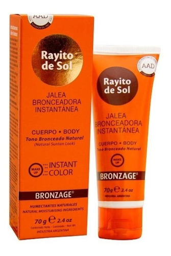 Rayito De Sol Jalea Bronceadora Instantánea 70g | Sagrin