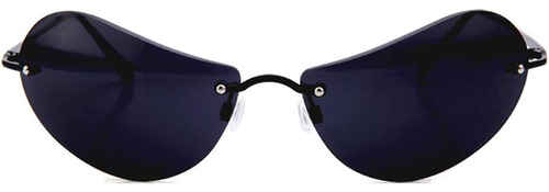 New Matrix Gafas De Sol Hombre Sin Montura (negro, Gris)