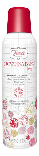 Linha Flores Giovanna Baby  desodorante Antitranspiran.