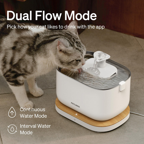Fonte De Água Cat Petlibro Dockstream 2,5 L Com Monitorament