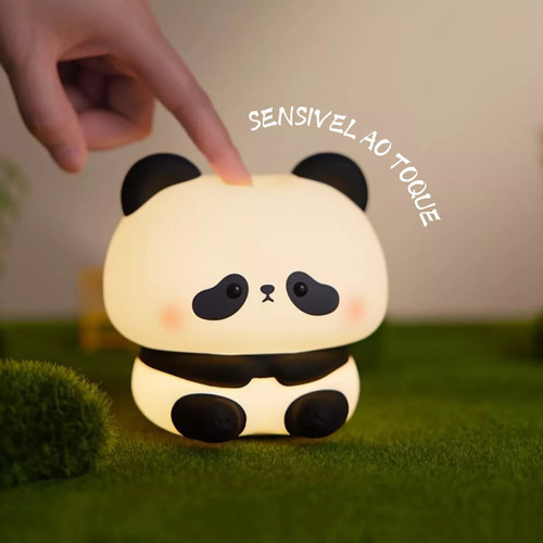 P Lámpara Panda, Suave Al Tacto, Lámpara De Silicona