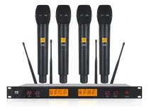 Comprar Sistema De Micrófono Inalámbrico Uhf De 4 Canales Xtuga A400