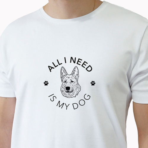 Camiseta Hombre All I Need Is My Dog