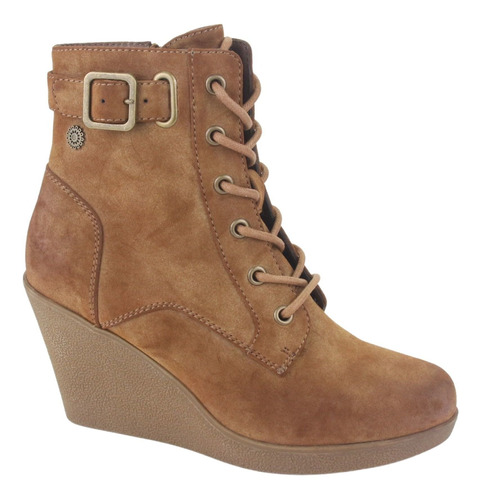 Botin Chalada Mujer Wedge-44 Tostado Casual