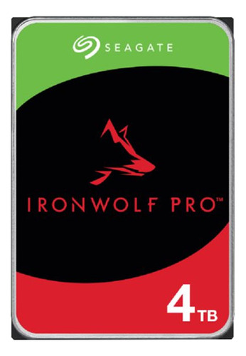 Disco Duro Seagate Ironwolf Pro 4tb 3.5 Color Negro