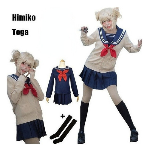 Traje De Cosplay De My Hero Academia, Uniforme Jk Himiko Tog