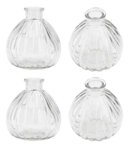 Jarrón Transparente De Cristal Para Decoración De Bodas, 4 U