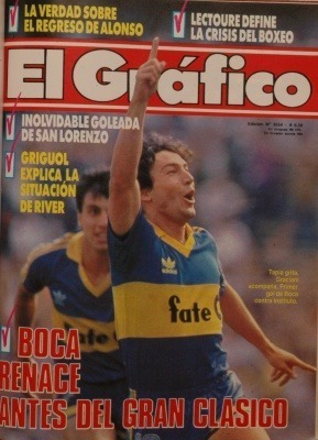 El Grafico 3554 Boca Juniors Tapia Y Graciani  Optimo