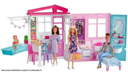 Barbie casa glam 2 pisos shop