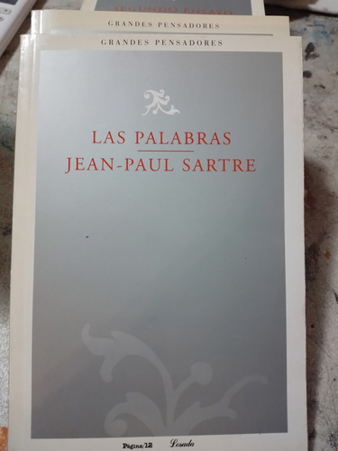 Libro. Usado. Las Palabras. J P Sartre 