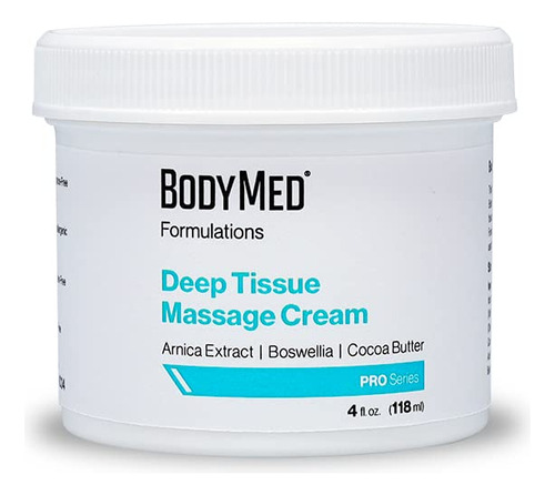 Bodymed Formulations Crema De Masaje De Tejido Profundo, 4 O