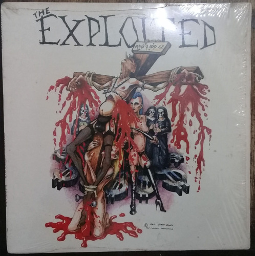 Imagem 1 de 4 de Lp Vinil The Exploited Jesus Is Dead Ep Uk 1986 Importado