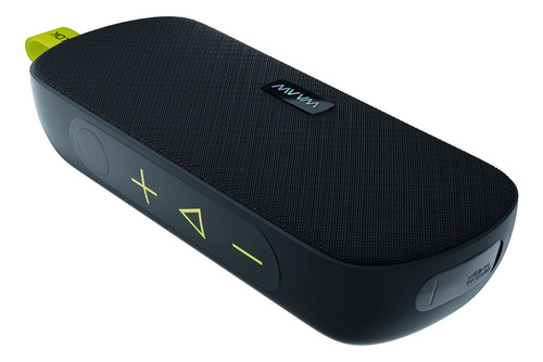Altavoz Bluetooth portátil Tws Waaw By Alok Us 100sb, color negro y verde, 110 V/220 V
