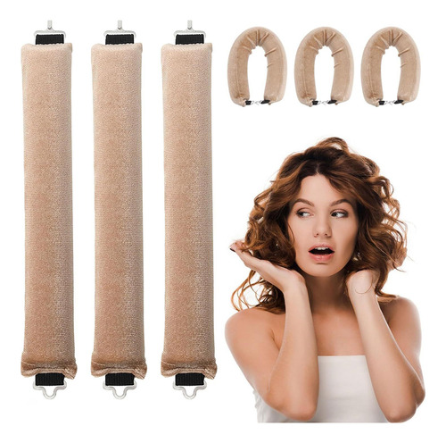 Kit Para Rizar El Cabello Ondulado, Rizado Con Calor