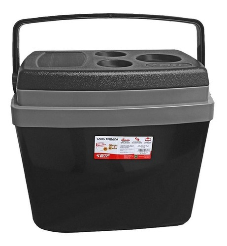 Caixa Térmica Cooler 26 Litros Verde Botafogo Cxt0426