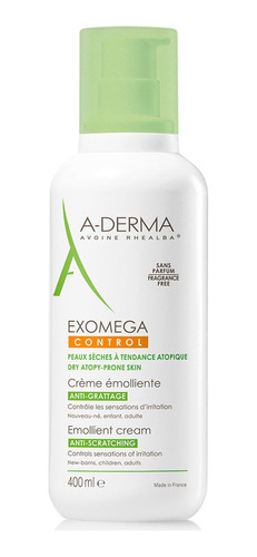 Aderma Exomega Control Crema Emoliente Piel Sensible 400ml