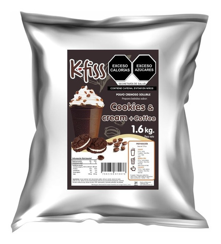 Cookies And Cream And Coffee Kfiss 1.6kg Polvo Soluble